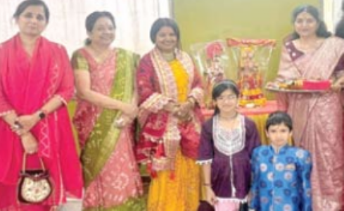 कांदिवली और भायंदर में धूमधाम से गणगाैर महाेत्सव मनाया